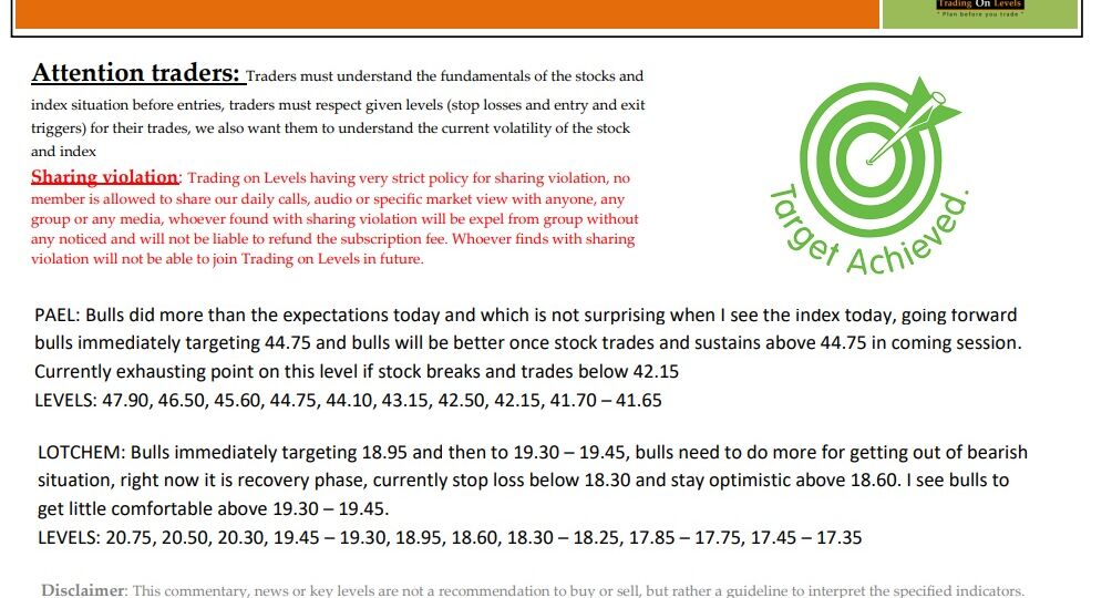 13 may scrip calls,pael,lotchem 2025