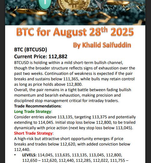 28 AUG BTC 2025
