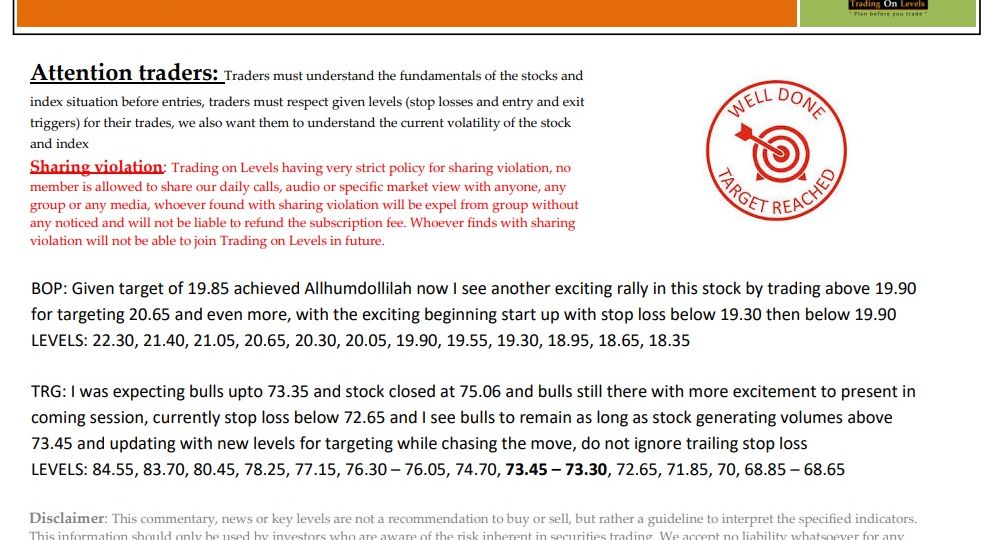 17 SEP SCRIP CALLS,BOP,TRG 2025