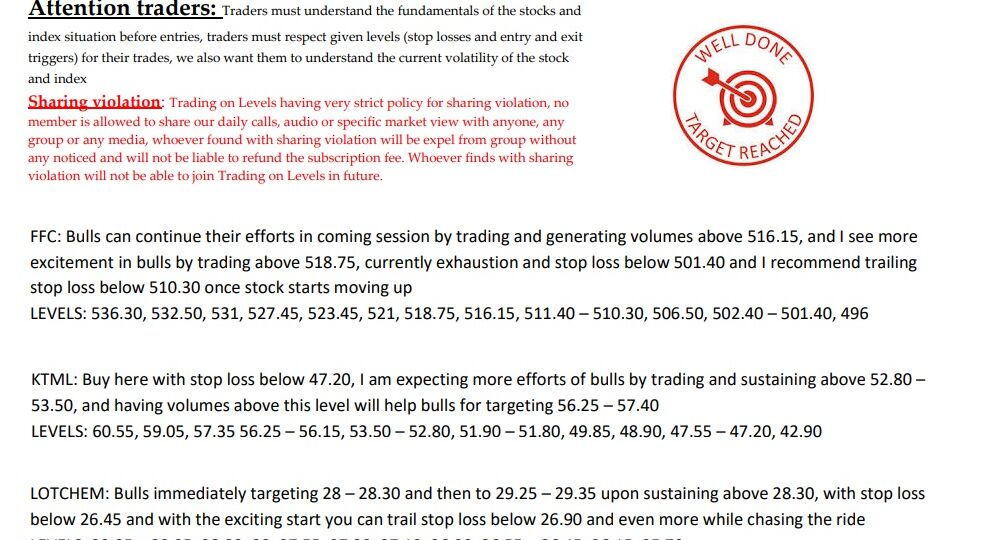 13 NOV SCRIP CALLS ,FFC ,KTML,LOTCHEM 2025