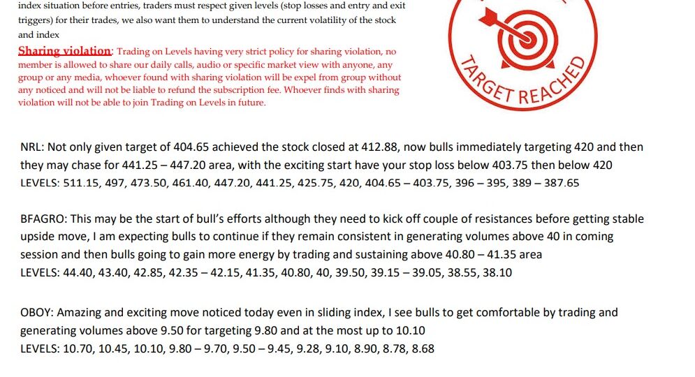 19 NOV SCRIP CALLS,NRL, BFAGRO, OBOY, POL 2025