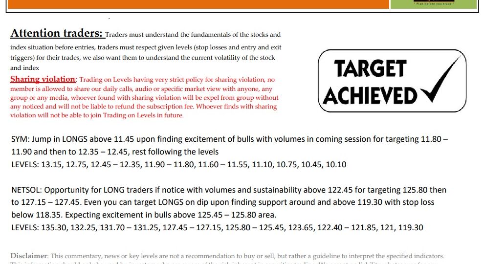 28 april scrip calls,sym,netsol 2026